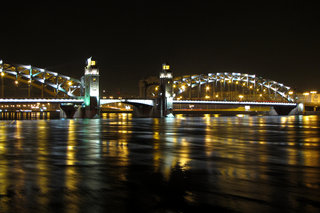 Большеохтинский мост <br />Bolsheokhtinskiy Bridge